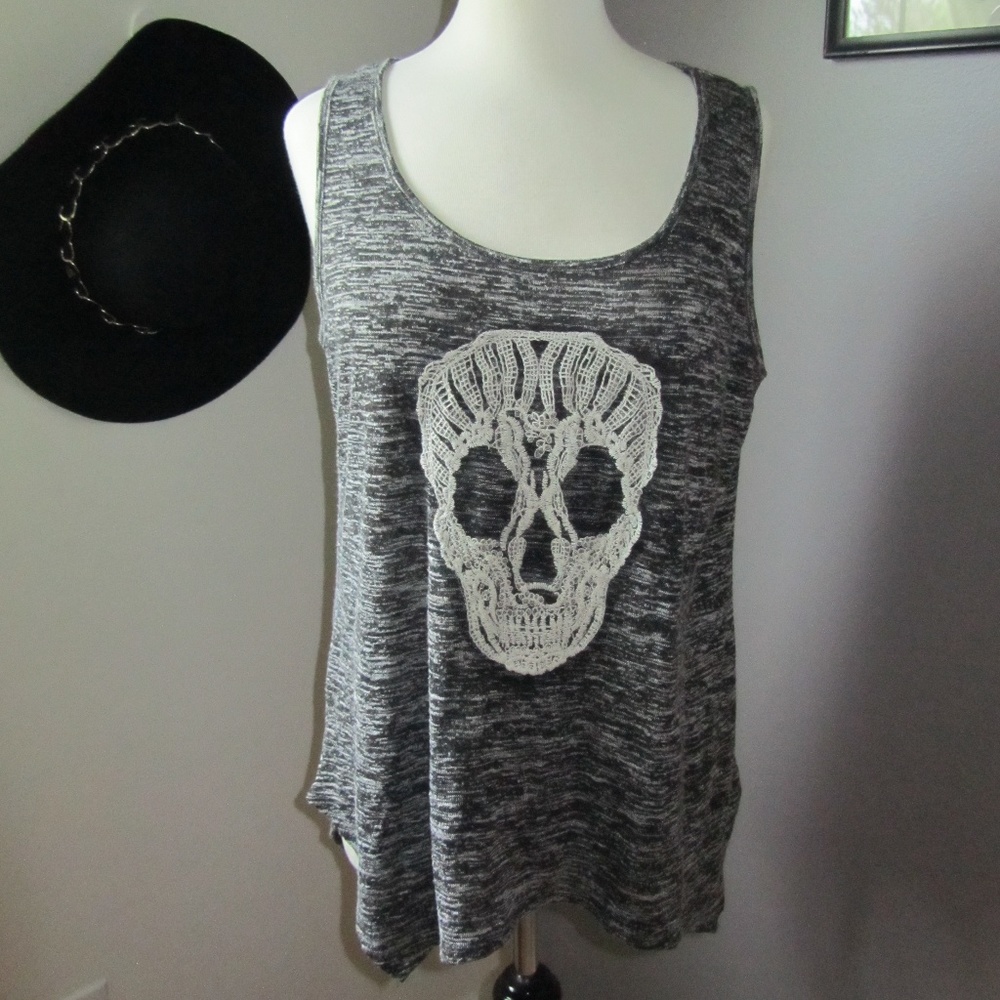 Skull Embellished Tank